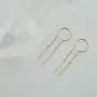 HONEYCAT Threader Drop Bar Chain Earrings in Gold, Rose Gold, or Silver | Minimalist, Delicate Jewelry HONEYCAT Threader Drop Bar Chain Earrings in Gold, Rose Gold, or Silver | Minimalist, Delicate Jewelry
