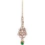 Aheli Wedding Designer Faux Kundan Pearl Necklace with Maang Tikka Set Indian Bridal Ethnic Traditional Jewelry Set for Women