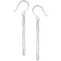 Silpada Balancing Act Drop Earrings in Hammered Sterling Silver
