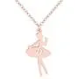 MANZHEN Rose Gold Ballerina Dancer Recital Gift Ballet Dance with Initial Alphabet Pendant Necklace Girls Jewelry (D) MANZHEN Rose Gold Ballerina Dancer Recital Gift Ballet Dance with Initial Alphabet Pendant Necklace Girls Jewelry (D)