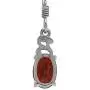 Silvershake 1.82ct. Petite Oval Shape 7x5mm Natural Garnet 925 Sterling Silver Victorian Style Dangle Hook Earrings Silvershake 1.82ct. Petite Oval Shape 7x5mm Natural Garnet 925 Sterling Silver Victorian Style Dangle Hook Earrings