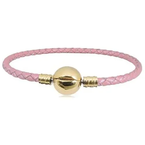 JMQJewelry Valentines Day Leather Stainless Steel Chain Bead Charm for Bracelets Women Men Girl Jewelry 18.8cm 7.4inches JMQJewelry Valentines Day Leather Stainless Steel Chain Bead Charm for Bracelets Women Men Girl Jewelry 18.8cm 7.4inches