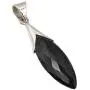 SilverStarJewel Sterling Silver Marquise Faceted Black Onyx Pendant 1.8'' Jewelery Gift SilverStarJewel Sterling Silver Marquise Faceted Black Onyx Pendant 1.8'' Jewelery Gift