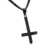 Besteel Jewelry Stainless Steel Inverted Cross Necklace for Women Men 24 Inch Chain 3 Color Available Besteel Jewelry Stainless Steel Inverted Cross Necklace for Women Men 24 Inch Chain 3 Color Available