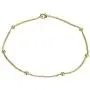 kelistom 14K Gold Plated Satellite Anklet for Women and Teen Girls, Box Chain Ankle Bracelet 9 10 11 inches, Soft and Waterproof