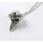 KOGOGO Gothic Plague Doctor Necklace Dr.Beak Bird Skull Pendant Mens Costume Prop