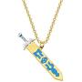 FAADBUK Zelda Jewelry Zelda Skyward Sword Keychain Skyward Sword Weapon Model Pendant Keychain Zelda Skyward Sword Gift for Family Friend