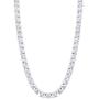 KRKC&CO Tennis Chain for Men, 14k Gold Chain for Men, Iced Out Chains Prong-Setting 5A Cubic Zirconia Stones Tennis Necklace, Hip Hop Jewelry for Rappers 3mm 4mm 5mm 6mm, 18 20 22 24 Inches