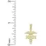 Charm America - Gold Registered Nurse''RN'' Charm - 10 Karat Solid Yellow Gold