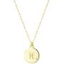 HOTIE Constellation Necklace for Women Girls - 18K Gold Plated Dainty Round Pendant Necklace Jewelry Gift