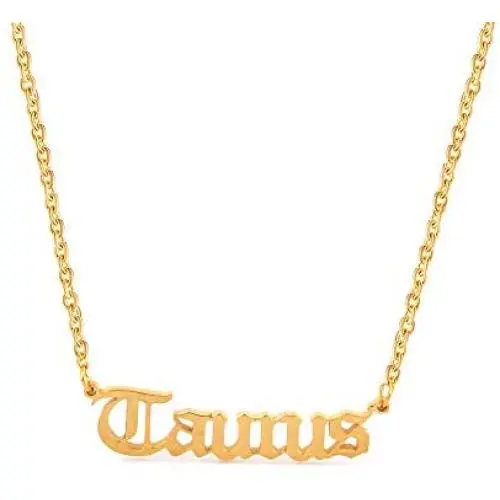 HUTINICE Scorpio Necklace for Women, 18K Gold Chain Horoscope Constilation Letter Sagittarius Necklace for Girls Birthday Gift