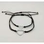 Binami Mother Daughter Bracelet Gifts Mom Mommy Heart Matching Bracelet Mother and Daughter