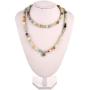 ZHEPIN 8MM 108 Mala Beads Charm Bracelet for Men Women Yoga Bracelet Necklace