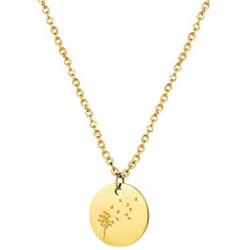 Personalized Gifts for Her Women Daughter Mom Sister Best Friend Special Edition Floral Bouquet 18K Gold Necklace Cute Dainty Pendant Stainless Steel Jewelry