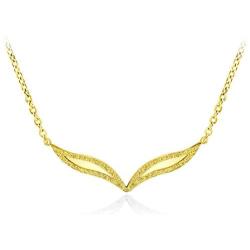 555Jewelry Stainless Steel Extendable Sparkly Cat Eyes Necklace for Women & Girls