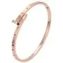 Classic Jewelry Nail Love Stainless Steel Bangles Bracelets for Women, White ,IPG,IPRose Gold Classic Jewelry Nail Love Stainless Steel Bangles Bracelets for Women, White ,IPG,IPRose Gold