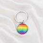 WSNANG Gay Lesbian Pride Keychain LGBT Relationship Love is Colorful Jewelry Bisexual Pride Gift Transgender Pride Gift