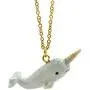 Narwhal Necklace Hand Painted Porcelain Necklace Ceramic Animal Necklace Pendant Narwhal Necklace Hand Painted Porcelain Necklace Ceramic Animal Necklace Pendant