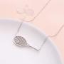 S925 Sterling Silver Jewelry Tennis Racket Pendant Necklace Gift for Tennis Sports lover 18 inches to 20 inches