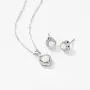 Mints Opal Jewelry Set Sterling Silver Heart Pendant Necklace Stud Earrings October Birthstone Gemstone Jewelry for Women Mints Opal Jewelry Set Sterling Silver Heart Pendant Necklace Stud Earrings October Birthstone Gemstone Jewelry for Women