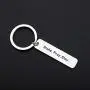 CENWA Wake Pray Slay Quote College Student Gift Friendship Keychain Morning Motivation Inspiring Jewelry Gift for Best Friend