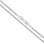 Orostar Sterling Silver 2mm and 2.5mm and 3mm Diamond-Cut Rope Chain Italian Necklace, 14-36 Inch