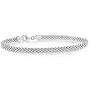 Miabella 925 Sterling Silver Italian 4mm Mesh Link Chain Bracelet for Women Teen Girls 6.5, 7, 7.5, 8 Inch Made in Italy Miabella 925 Sterling Silver Italian 4mm Mesh Link Chain Bracelet for Women Teen Girls 6.5, 7, 7.5, 8 Inch Made in Italy