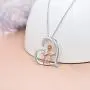 Flamingo Jewelry for Women Sterling Silver Lovely Flamingo Bird Necklace Heart Animal Pendant CZ Chain Fashion Birthday Gift for Flamingo Lovers Her Flamingo Jewelry for Women Sterling Silver Lovely Flamingo Bird Necklace Heart Animal Pendant CZ Chain Fashion Birthday Gift for Flamingo Lovers Her