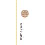 LIFETIME JEWELRY Twisted Box Chain Anklet for Women and Men 24k Real Gold Plated