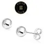SOLIDGOLD - 14K Gold Filled Ball Stud Earrings 3-8mm | Yellow, Rose & White Gold SOLIDGOLD - 14K Gold Filled Ball Stud Earrings 3-8mm | Yellow, Rose & White Gold