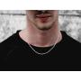 Savlano 925 Sterling Silver Solid Italian Round Diamond Cut Snake Chain Necklace for Men & Women - Made in Italy Comes in 0.8mm, 1mm, 1.2mm, 1.5mm, 2mm & 3mm