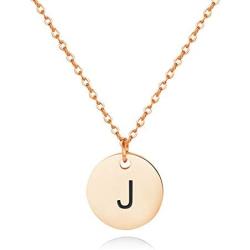 Sereney Initial Necklaces, 18k Gold/Rose-Gold/Silver Plated Engraved Letter Necklace for Women, Gifts for mom, Women Jewelry to Best Friend, Bridesmaid.