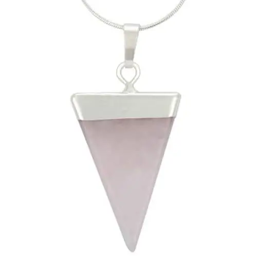 Natural Gemstone Pendant Necklace Healing Crystal Quartz Reiki Chakra Gem Stones 18 Inch Jewelry Women Girls Men Birthday Gifts