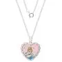 Disney Princess Cinderella Jewelry, Silver Plated Pendant Necklace, 18'' Chain