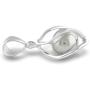 Starborn Spiral Caged with Sphere Pendant