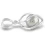 Starborn Spiral Caged with Sphere Pendant