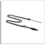 Xusamss Fashion Titanium Steel Spear Pendant Necklace,22'' Link Chain