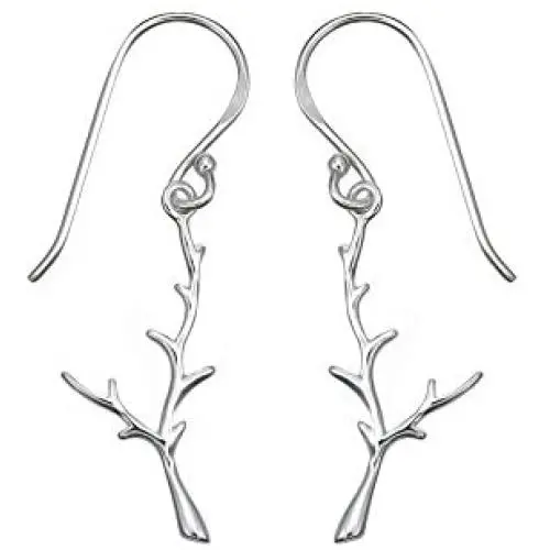 Boma Jewelry Sterling Silver Tree Branch Antler Earrings