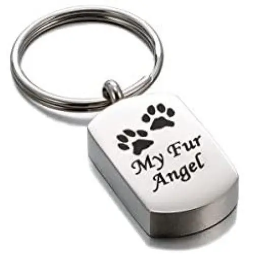 Glimkis Cremation Jewelry Keychain Memorial Ash Keepsake Memorial Pendant