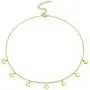 Minimalist Stainless Steel Necklace 18K Gold Plated Choker -Thin Bead Heart Star Ball Necklace, Fashion Handmade Pendant Chain Valentines Day Gifts for Women Minimalist Stainless Steel Necklace 18K Gold Plated Choker -Thin Bead Heart Star Ball Necklace, Fashion Handmade Pendant Chain Valentines Day Gifts for Women