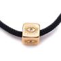 Handmade Black Cord Evil Eye Cube Bracelet Protection Jewelry