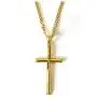 18K Gold Chain Style Cross Pendant Necklace Solid Clasp for Men,Women,Teens Thin for Charms Miami Cuban Link Diamond Cut Religious Beveled Edge 18K Gold Chain Style Cross Pendant Necklace Solid Clasp for Men,Women,Teens Thin for Charms Miami Cuban Link Diamond Cut Religious Beveled Edge