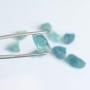 Gemhub A Top-Grade Sky Blue Aquamarine 49.50 Ct Healing Crystal, Natural Aquamarine Rough Loose Stones Lot of 9 Pcs