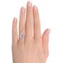 RYLOS Rings for Women Sterling Silver CAT Ring 7X5MM Oval Gemstone & Diamonds Birthstone Jewelry for Women Sterling Silver Rings for Women Diamond Rings for Women Size 5,6,7,8,9,10,11,12,13