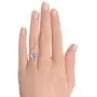 RYLOS Rings for Women Sterling Silver CAT Ring 7X5MM Oval Gemstone & Diamonds Birthstone Jewelry for Women Sterling Silver Rings for Women Diamond Rings for Women Size 5,6,7,8,9,10,11,12,13