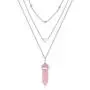 XIANNVXI Layered Heart Choker Necklace Healing Crystal Stone Point Pendant Necklaces Reiki Witch Gemstone Dainty Jewelry for Valentines Day Gifts XIANNVXI Layered Heart Choker Necklace Healing Crystal Stone Point Pendant Necklaces Reiki Witch Gemstone Dainty Jewelry for Valentines Day Gifts