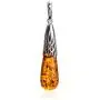 Ian and Valeri Co. Amber Sterling Silver Drop Pendant Necklace Chain 18'' Ian and Valeri Co. Amber Sterling Silver Drop Pendant Necklace Chain 18''