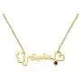 Getname Necklace Personalized Name Necklace Nurse Stethoscope Necklace with Birthstone Gifts for Nurses Medical Students Doctor Sterling Silver 925
