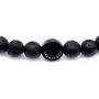 Mens Warrior Stone Lava Stretch Bead Bracelet Handcrafted in USA - Dark Blue / Black Mens Warrior Stone Lava Stretch Bead Bracelet Handcrafted in USA - Dark Blue / Black