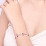 S925 Sterling Silver Purple Butterfly Bracelets for Women,Cute and Charm Wrist Bracelets Jewelry Gift for Women Teen Girls